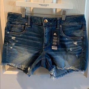 American eagle midi shorts